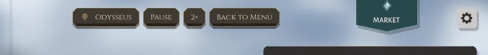 The replay bar: Pause, speed 2x and Back to Menu