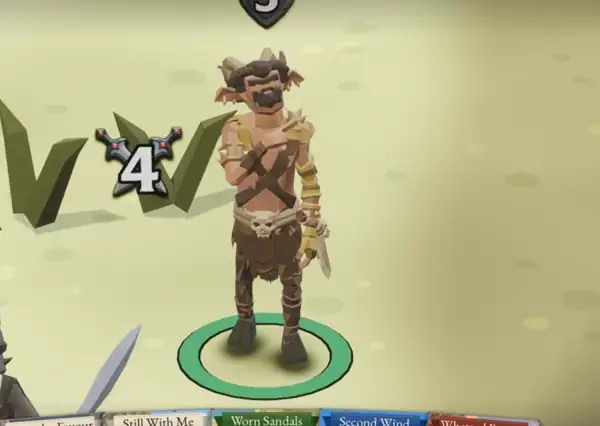 A ping landing on an enemy in a fight